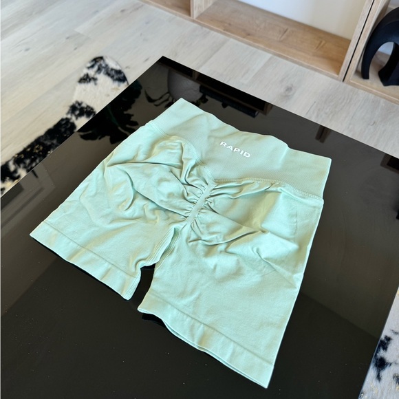 Rapidwear Perform Scrunch Bum Shorts - MINT- Small - Picture 8 of 11